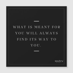 Carte Magnétique Love Notes to Self : Ce qui est fait pour vous...