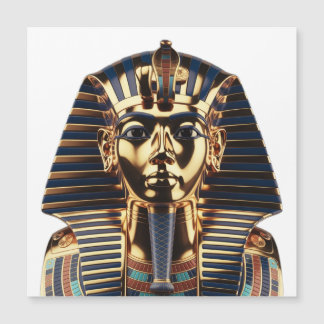 Carte Magnétique Luxury Golden Egyptian Mask Artwork