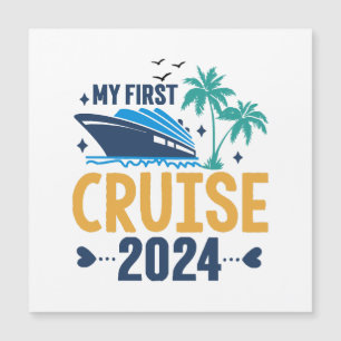 Carte Magnétique Ma première croisière 2024