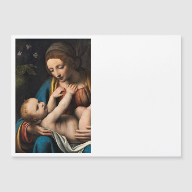 Carte Magnétique Madonna med Kristusbarnet.pg (Devant)