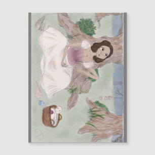 Carte Magnétique Magasin d'affiche magique blanc