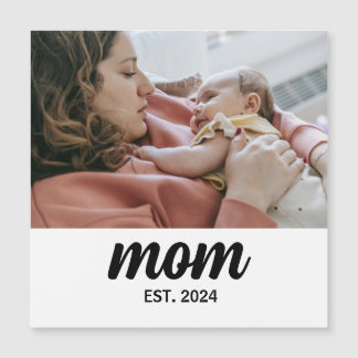 Carte Magnétique Maman a établi un aimant de cadeau photo