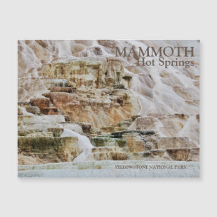 Carte Magnétique Mammoth Hot Springs Parc national de Yellowstone