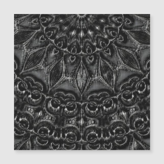 Carte Magnétique Mandala (Devant)