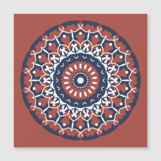 Carte magnétique Mandala Design