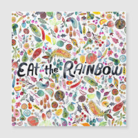 MANGER LES fruits colorés RAINBOW légume aquarelle