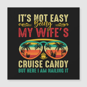 Carte Magnétique Mari Candies de Croisière Drôle de Mari