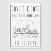 Mariage Baltimore | Skyline stylisée Enregistrer l