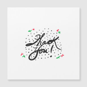 Carte Magnétique Merci magnétique