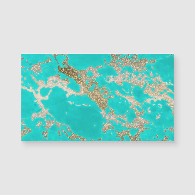 Carte Magnétique Merveilleux marbre de parties scintillant moderne  (Devant)