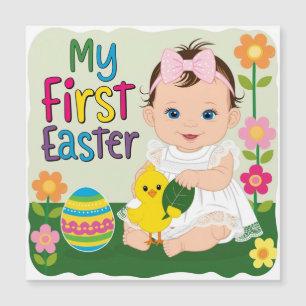 Carte Magnétique Mes premiers enfants de Pâques