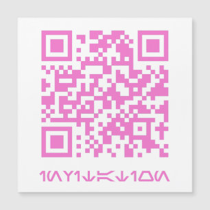 Carte Magnétique Message de code QR pour HOCO date.b