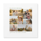 Modern Simple 7 Photo Collage Christmas