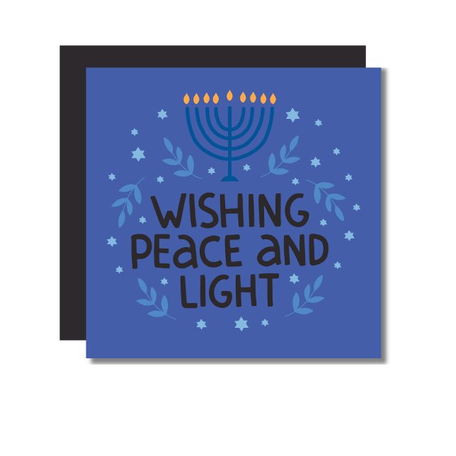 Carte magnétique moderne Hanoukka Menorah 5,25 pou (Créateur téléchargé)