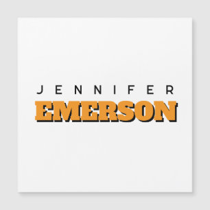 Carte magnétique moderne minimaliste professionnel