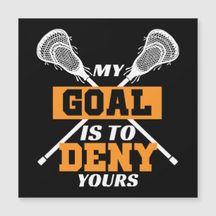 Carte Magnétique Mon objectif est de nier le vôtre Lacrosse