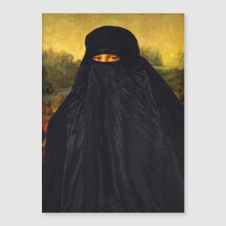 Carte Magnétique Mona Lisa se cache le sourire