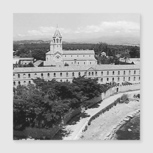 Carte Magnétique Monastère de l'île vintage Cannes-Saint-Honorat