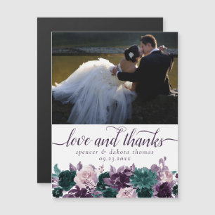 Carte Magnétique Moody Boho   Ajouter un aimant de Merci photo Turq