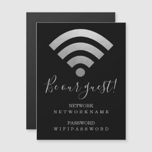 Carte Magnétique Mot de passe Wifi et réseau personnalisé