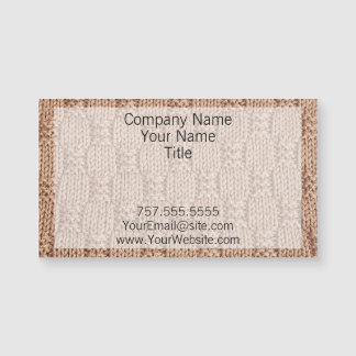 Carte Magnétique Motif Bubble Knit Stitch par Shirley Taylor