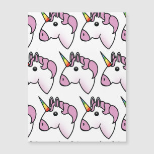 Carte Magnétique Motif de licorne mignonne