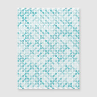 Motif de métaball bleu