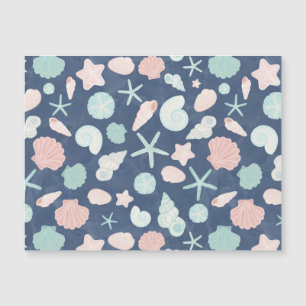 Carte Magnétique motif des coquillages