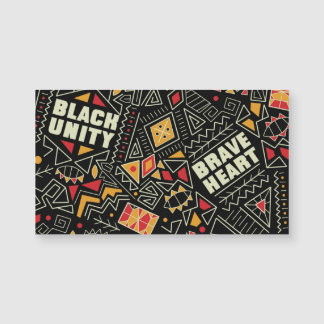 Carte Magnétique Motif du Mois de l'histoire noire