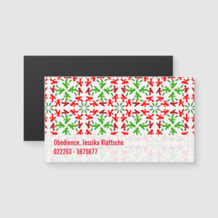 Carte Magnétique Motif Poodle