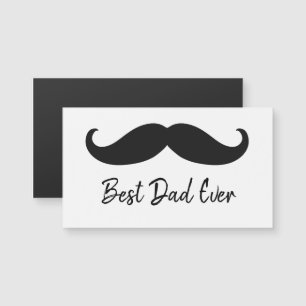 Carte Magnétique Moustache noire