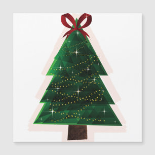 Carte Magnétique Musique de Noël Vinyl Arbre de Noël Ornements 7