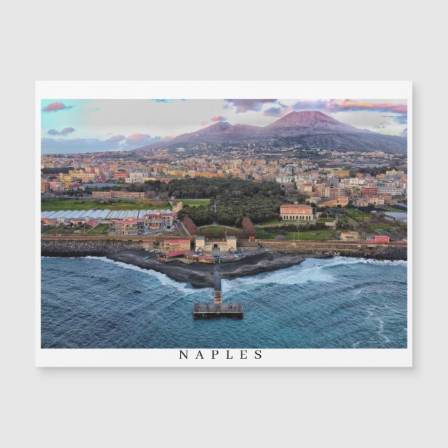 Carte magnétique Naples Italie (Devant)