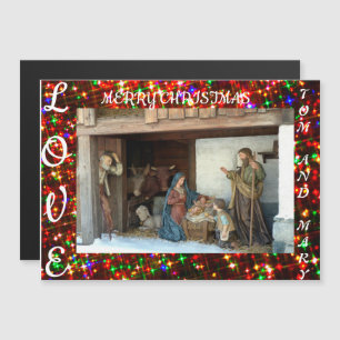 Carte Magnétique Nativité du village