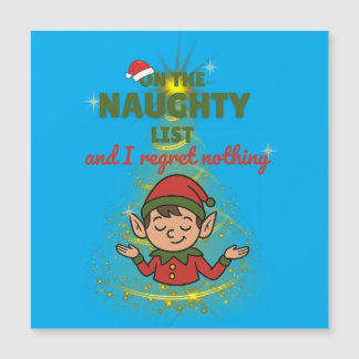 Carte Magnétique Naughty & Proud of It – Funny Magnetic Xmas Card