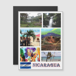 Carte Magnétique Nicaragua - Mosaic -