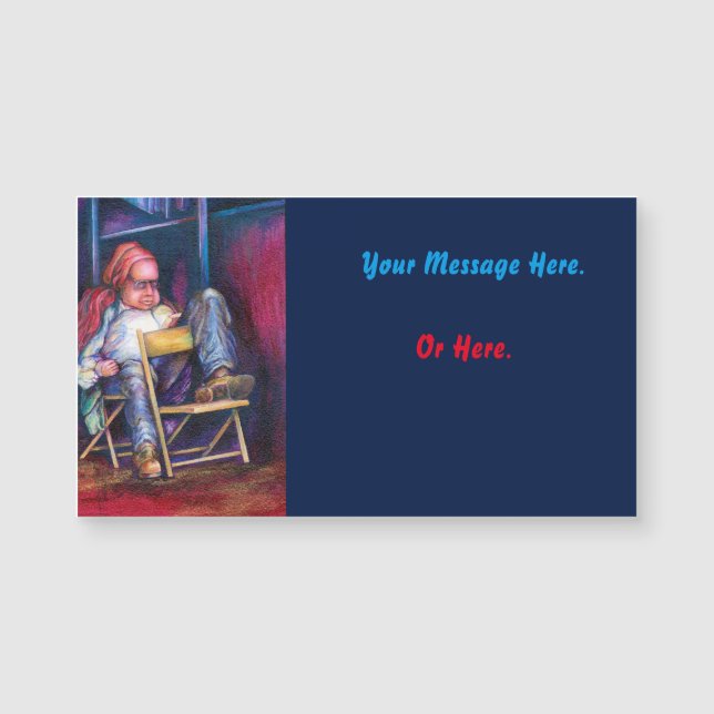 Carte Magnétique Norman préfère dessiner dans son sommeil (Devant)