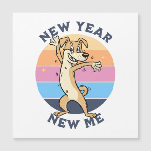 Carte Magnétique Nouvelle Année Nouvelle Moi