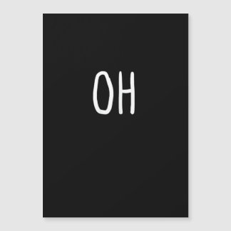 Carte Magnétique Oh Cerf Style Halloween Tendance