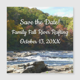 Carte Magnétique Ohiopyle River Rapids à l'automne Pennsylvanie Aut