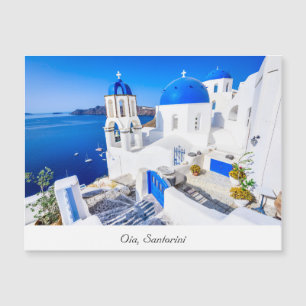 Carte Magnétique Oia Santorini