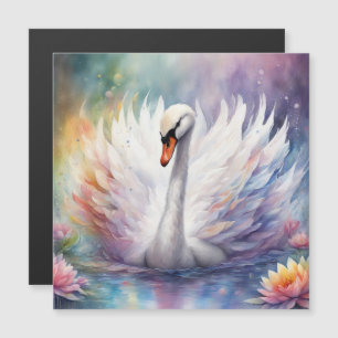 Carte Magnétique Oiseaux arc-en-ciel Swan 1