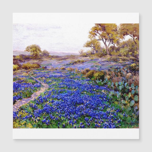 Carte Magnétique Onderdonk - Bluebonnets à Twilight, au nord de San (Devant)