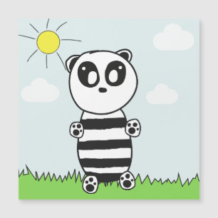 Carte Magnétique Panda Kids
