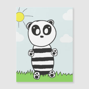 Carte Magnétique Panda Kids