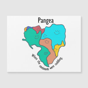 Carte Magnétique Pangea Continents Cuddin Multicolor