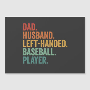 Carte Magnétique Papa Mari Baseball gauche légende