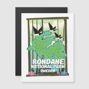 Carte Magnétique Parc national de Rondane Suède