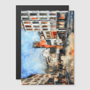 Carte Magnétique Paris, la rue des Abbesses