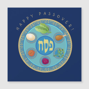 Carte Magnétique Partie heureuse Pesach Seder de nuit de pâque